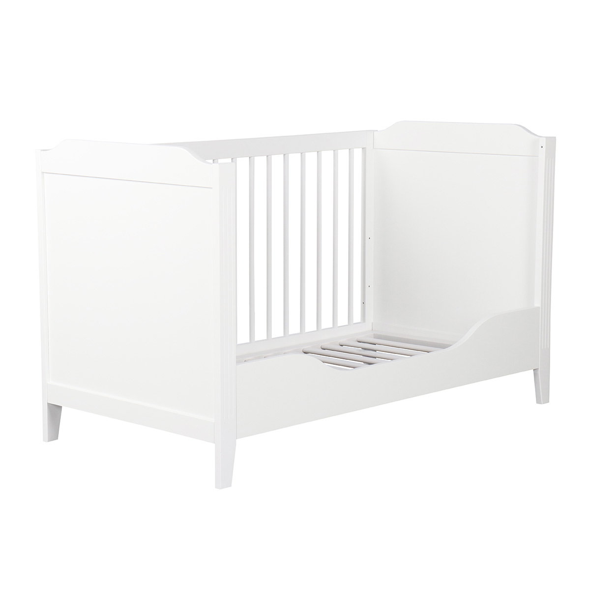 Scalable baby bed Opéra White 70x140
